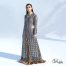 Long Mix weave front-open shirt