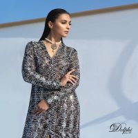 Long Mix weave front-open shirt