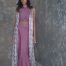 Delphi Fusion silk and crochet jacket with zardozi work