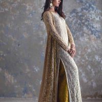 Crochet jacket with Long trail