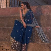 Teel Trousseau Saree