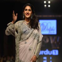 Saree with long jacket
