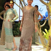 Mix weave Tassled Dress