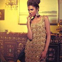 Floral couture dress