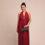 Assymetrical halter dress