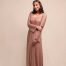 Mix hues Anarkali set